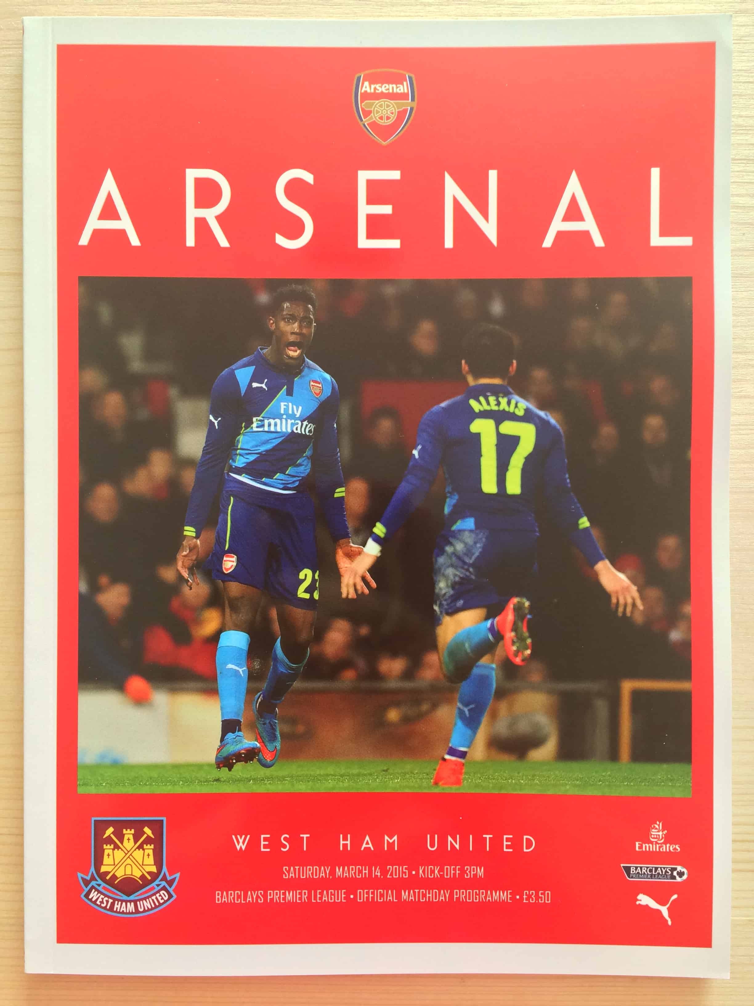 Arsenal FC v West Ham United FC